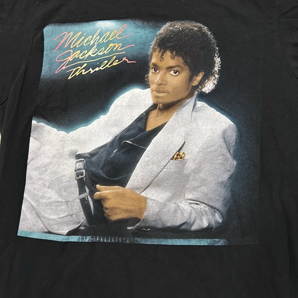 Michael Jackson black retro vintage t shirt size small - Picture 2 of 4
